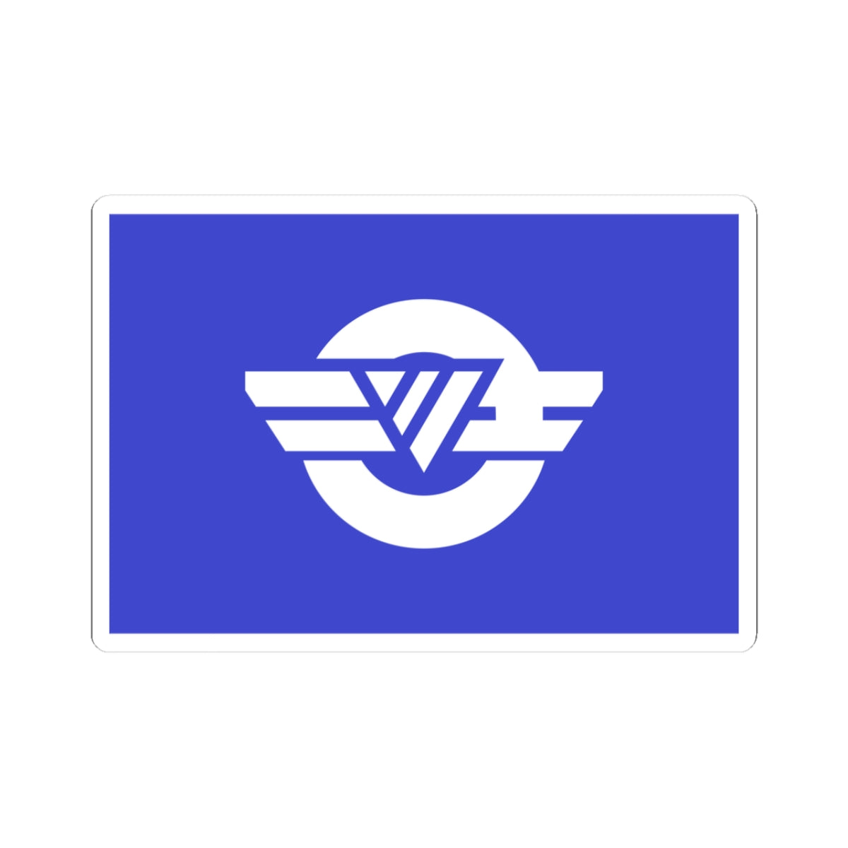 Flag of Shimotsu Wakayama (Japan) STICKER Vinyl Kiss-Cut Decal