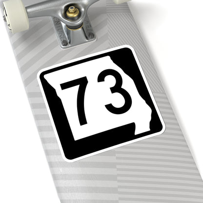 MO-73 (Missouri) (Road Sign) STICKER Vinyl Kiss-Cut Decal