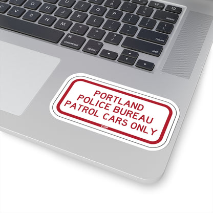 PBOT Road sign P4225 (Oregon) (Road Sign) STICKER Vinyl Kiss-Cut Decal