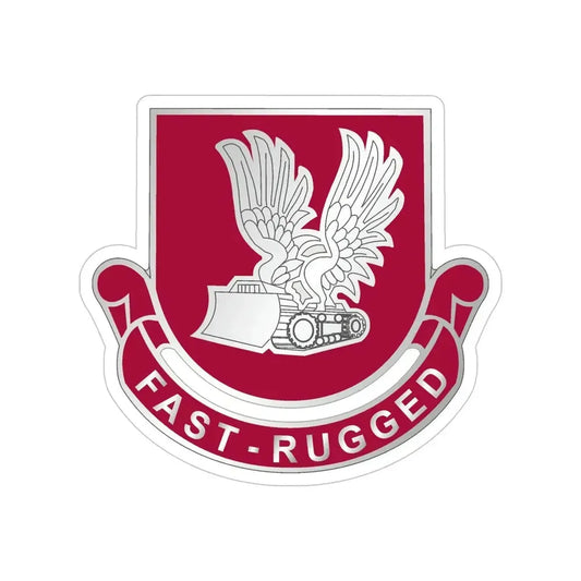 365 Engineer Battalion (U.S. Army) Transparent STICKER Die-Cut Vinyl Decal 6 Inch - The Sticker Space