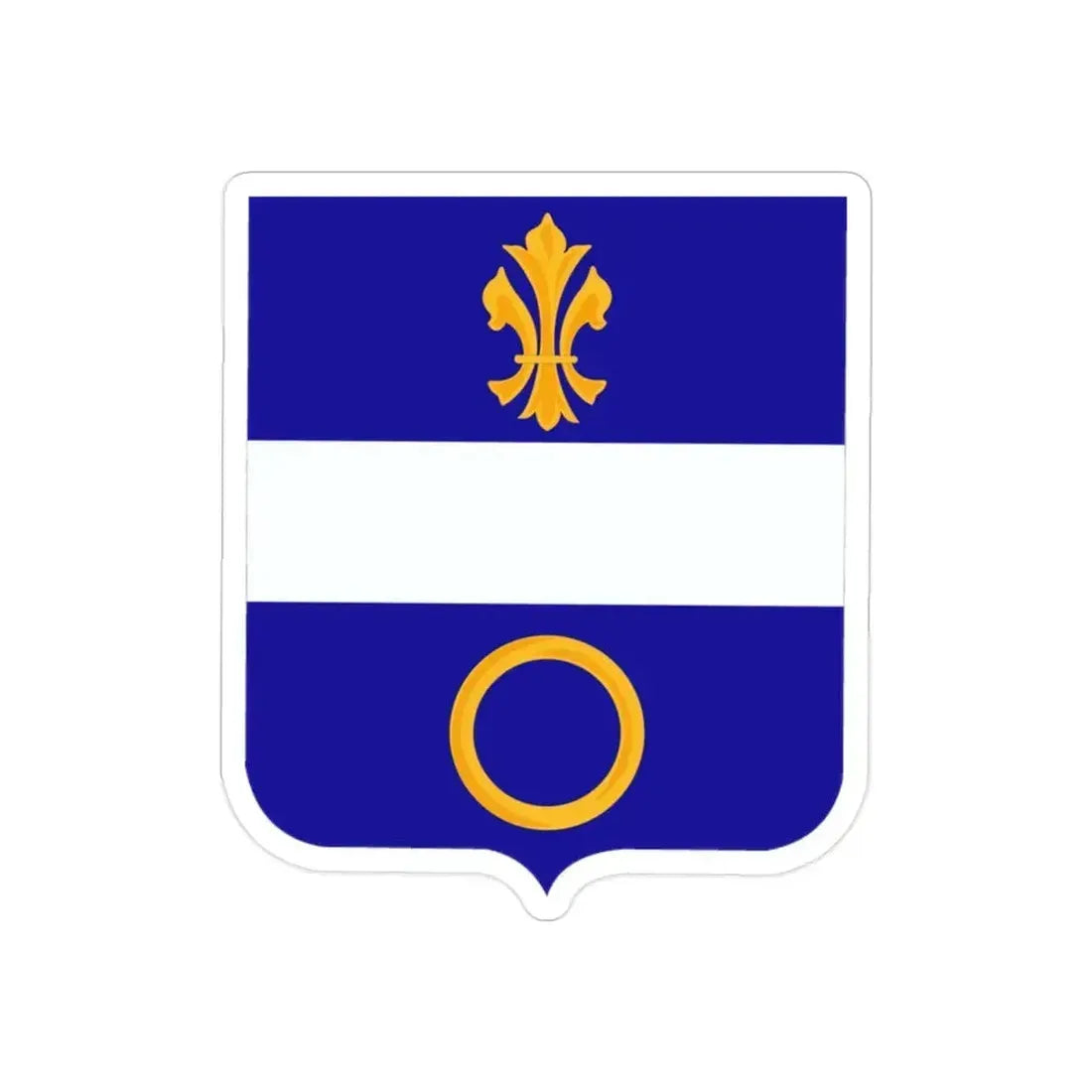 365 Infantry Regiment 2 (U.S. Army) REVERSE PRINT Transparent Die-Cut STICKER 2 Inch Die-Cut Transparent - The Sticker Space