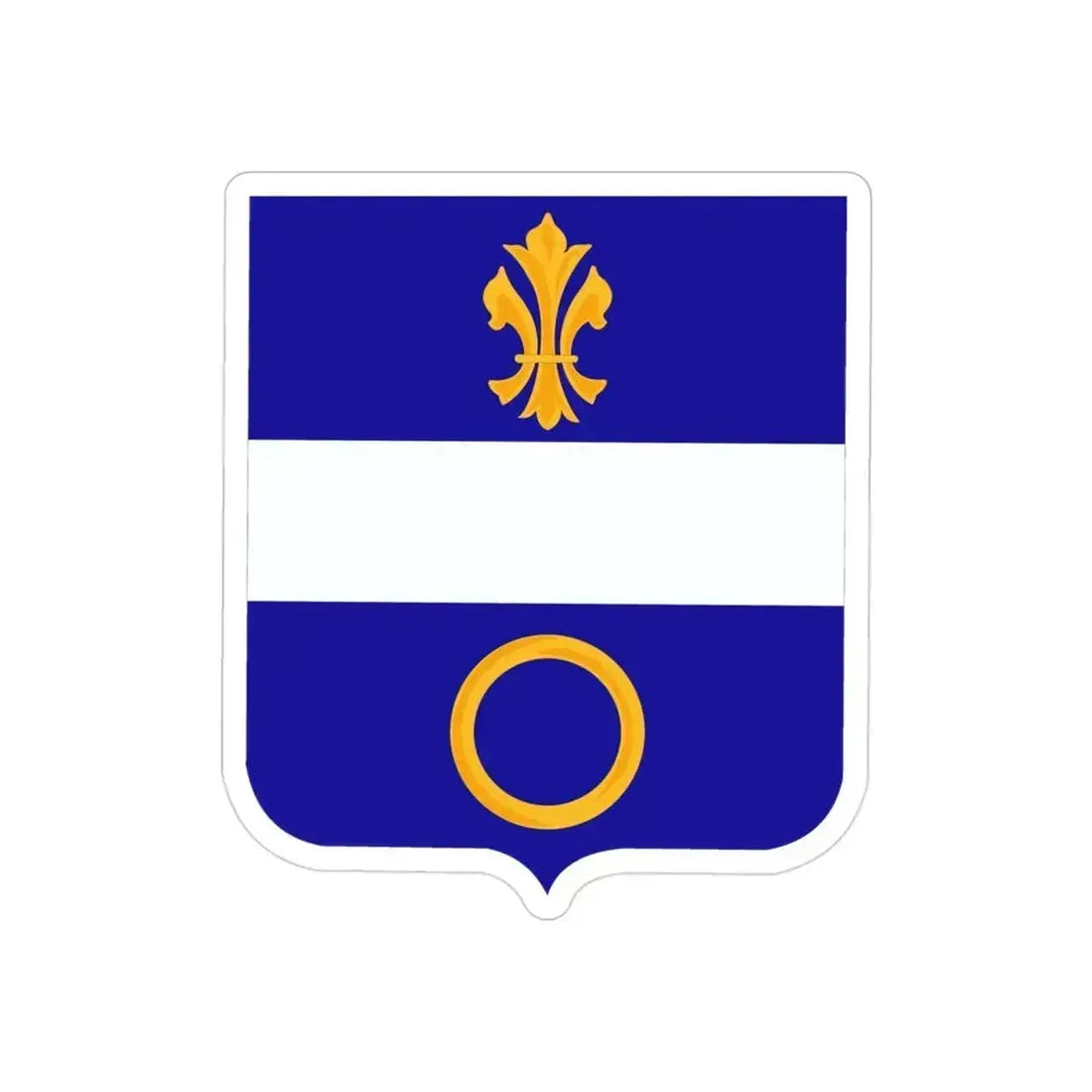 365 Infantry Regiment 2 (U.S. Army) REVERSE PRINT Transparent Die-Cut STICKER 3 Inch Die-Cut Transparent - The Sticker Space