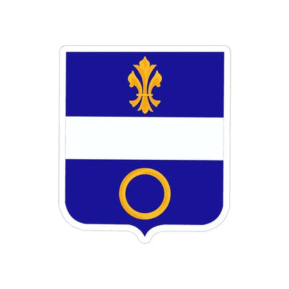 365 Infantry Regiment 2 (U.S. Army) REVERSE PRINT Transparent Die-Cut STICKER 3 Inch Die-Cut Transparent - The Sticker Space