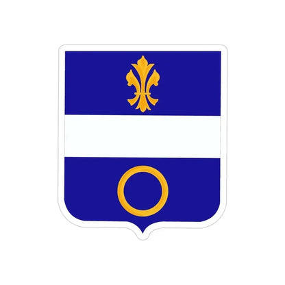 365 Infantry Regiment 2 (U.S. Army) REVERSE PRINT Transparent Die-Cut STICKER 4 Inch Die-Cut Transparent - The Sticker Space