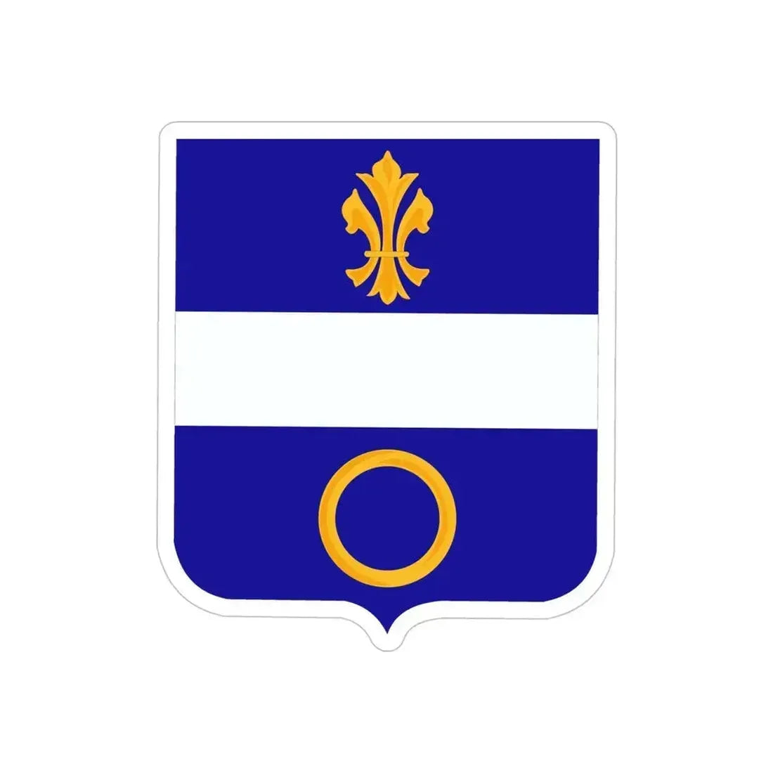 365 Infantry Regiment 2 (U.S. Army) REVERSE PRINT Transparent Die-Cut STICKER 5 Inch Die-Cut Transparent - The Sticker Space