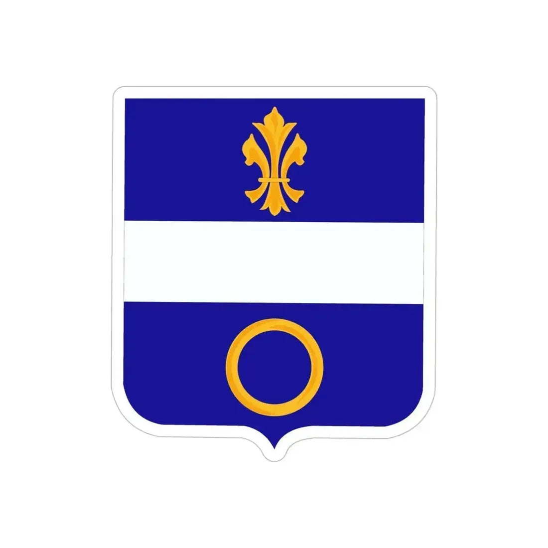 365 Infantry Regiment 2 (U.S. Army) REVERSE PRINT Transparent Die-Cut STICKER - The Sticker Space