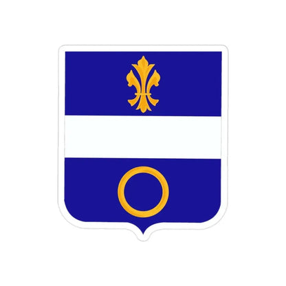 365 Infantry Regiment 2 (U.S. Army) REVERSE PRINT Transparent Die-Cut STICKER - The Sticker Space