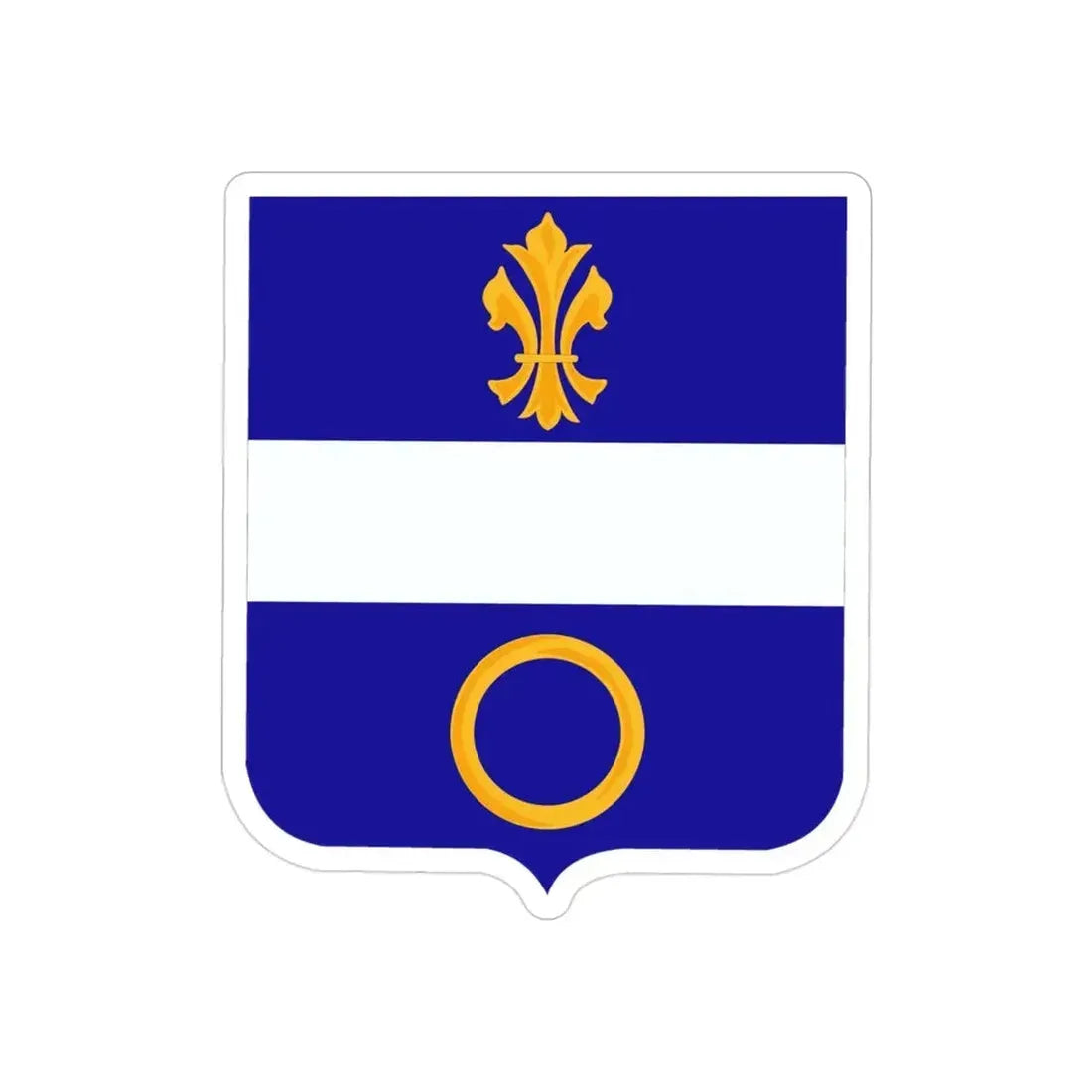 365 Infantry Regiment 2 (U.S. Army) REVERSE PRINT Transparent Die-Cut STICKER - The Sticker Space
