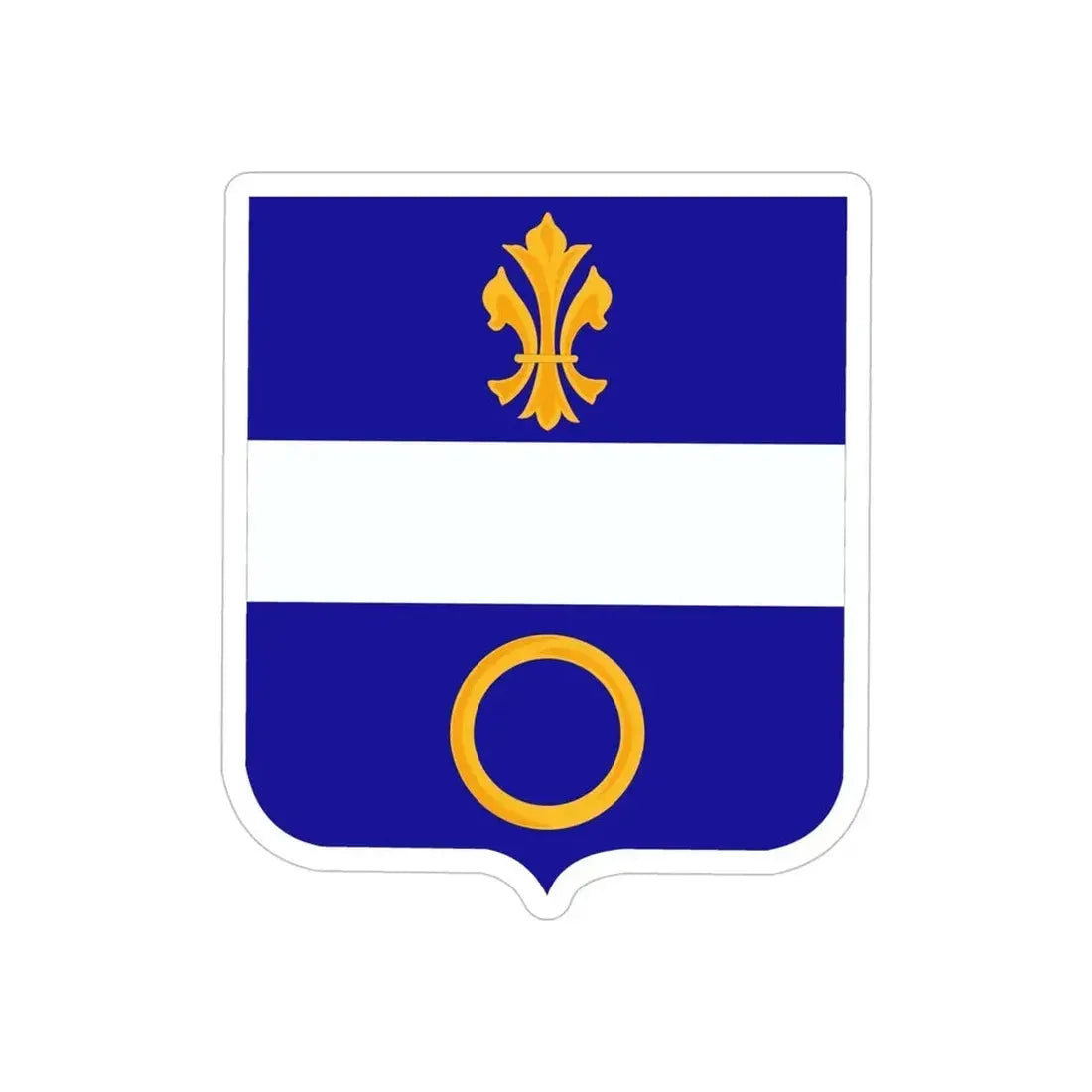 365 Infantry Regiment 2 (U.S. Army) REVERSE PRINT Transparent Die-Cut STICKER - The Sticker Space