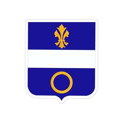 365 Infantry Regiment 2 (U.S. Army) REVERSE PRINT Transparent Die-Cut STICKER - The Sticker Space