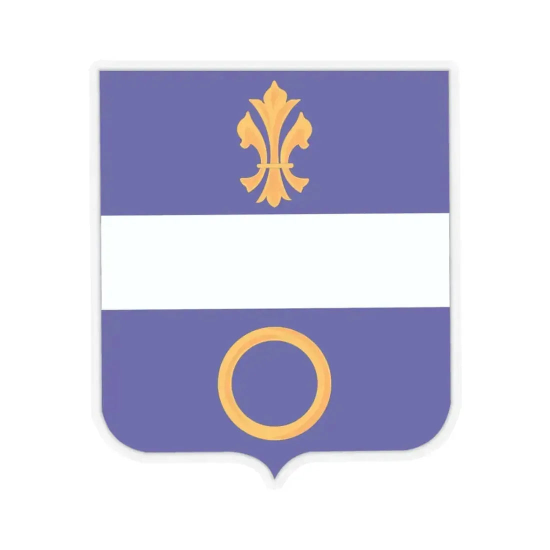 365 Infantry Regiment 2 (U.S. Army) STICKER Vinyl Kiss-Cut Decal 3 Inch Transparent - The Sticker Space