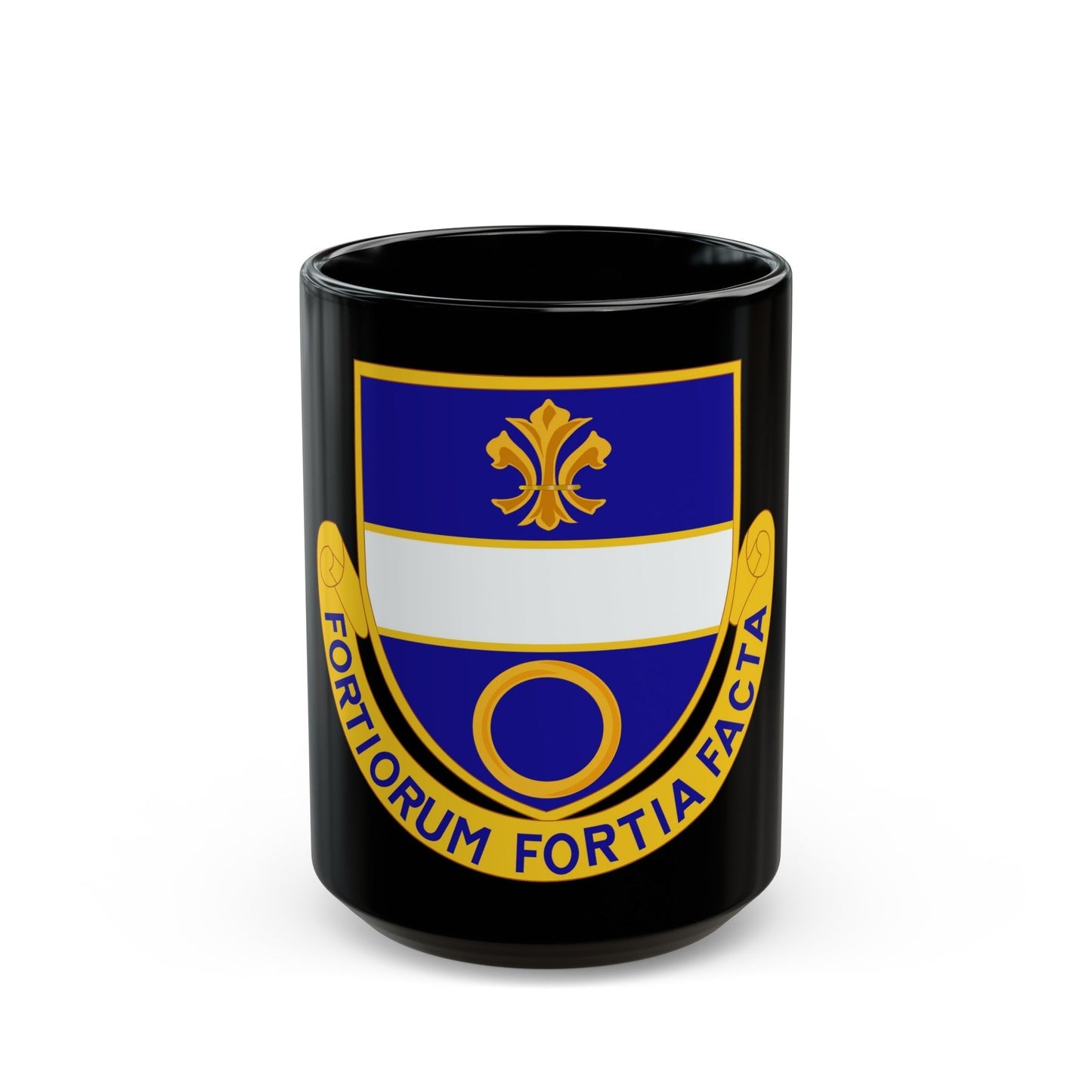 365 Infantry Regiment (U.S. Army) Black Coffee Mug-15oz-The Sticker Space