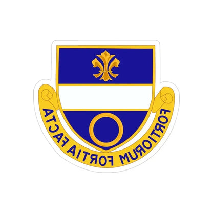 365 Infantry Regiment (U.S. Army) REVERSE PRINT Transparent Die-Cut STICKER - The Sticker Space