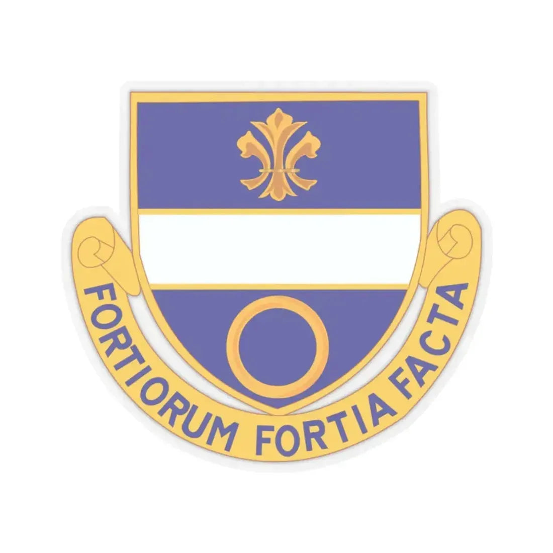 365 Infantry Regiment (U.S. Army) STICKER Vinyl Kiss-Cut Decal 2 Inch Transparent - The Sticker Space