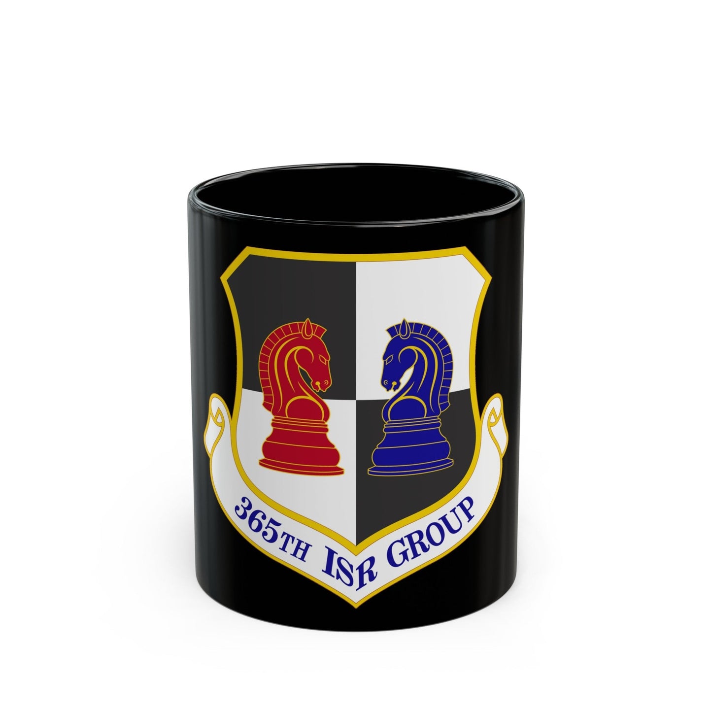 365 Intelligence Surveillance and Reconnaissance Group ACC (U.S. Air Force) Black Coffee Mug-11oz-The Sticker Space