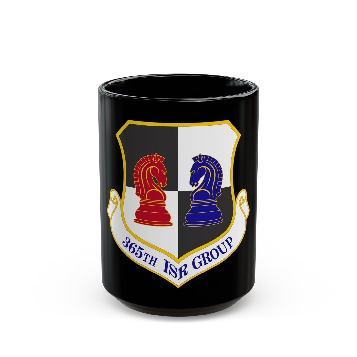 365 Intelligence Surveillance and Reconnaissance Group ACC (U.S. Air Force) Black Coffee Mug-15oz-The Sticker Space