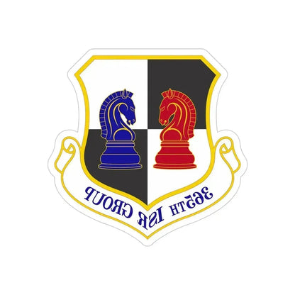 365 Intelligence Surveillance and Reconnaissance Group ACC (U.S. Air Force) REVERSE PRINT Transparent Die-Cut STICKER 6 Inch Die-Cut Transparent - The Sticker Space