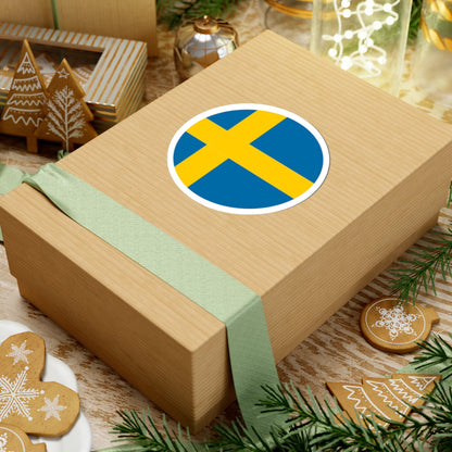 Sweden flag orb icon (Sweden) STICKER Vinyl Kiss-Cut Decal