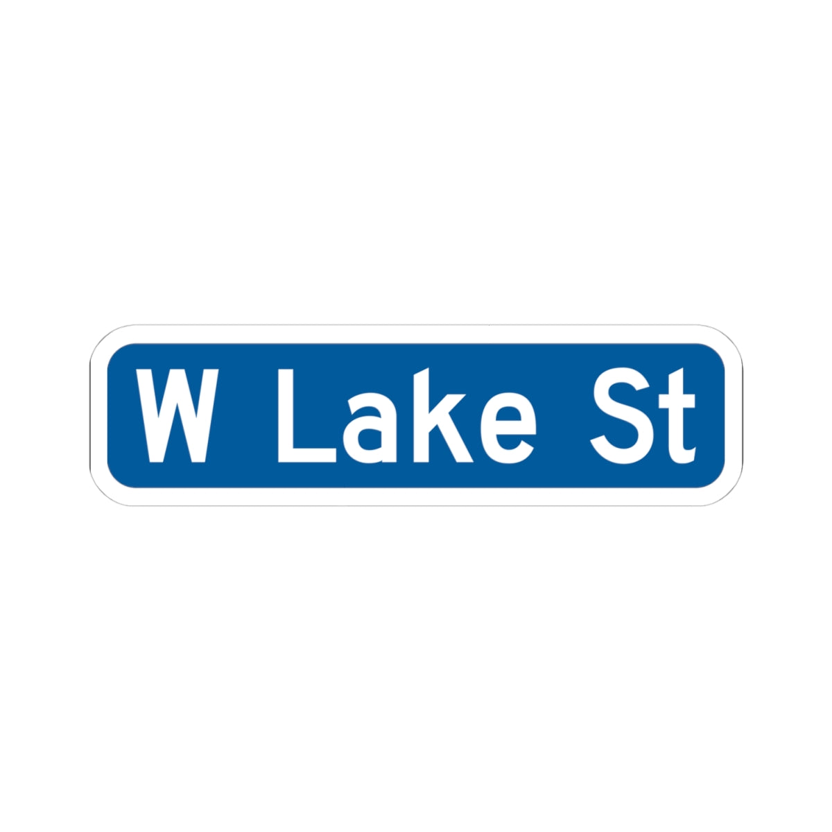 Minneapolis Arterial Street Sign (Minnesota) (Road Sign) STICKER Vinyl Kiss-Cut Decal