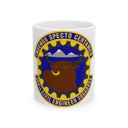 366 Civil Engineer Squadron ACC (U.S. Air Force) White Coffee Mug-11oz-The Sticker Space