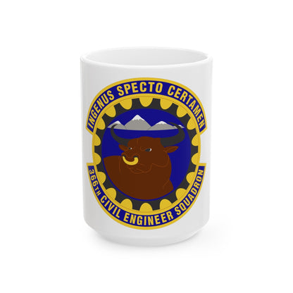 366 Civil Engineer Squadron ACC (U.S. Air Force) White Coffee Mug-15oz-The Sticker Space