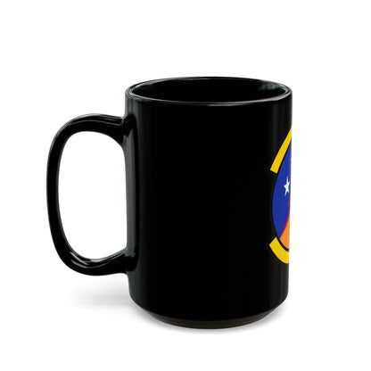 366 Communications Squadron ACC (U.S. Air Force) Black Coffee Mug-The Sticker Space