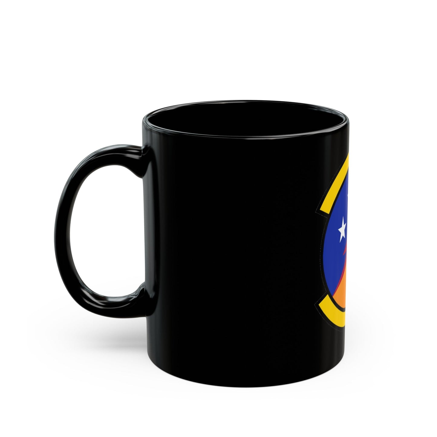 366 Communications Squadron ACC (U.S. Air Force) Black Coffee Mug-The Sticker Space