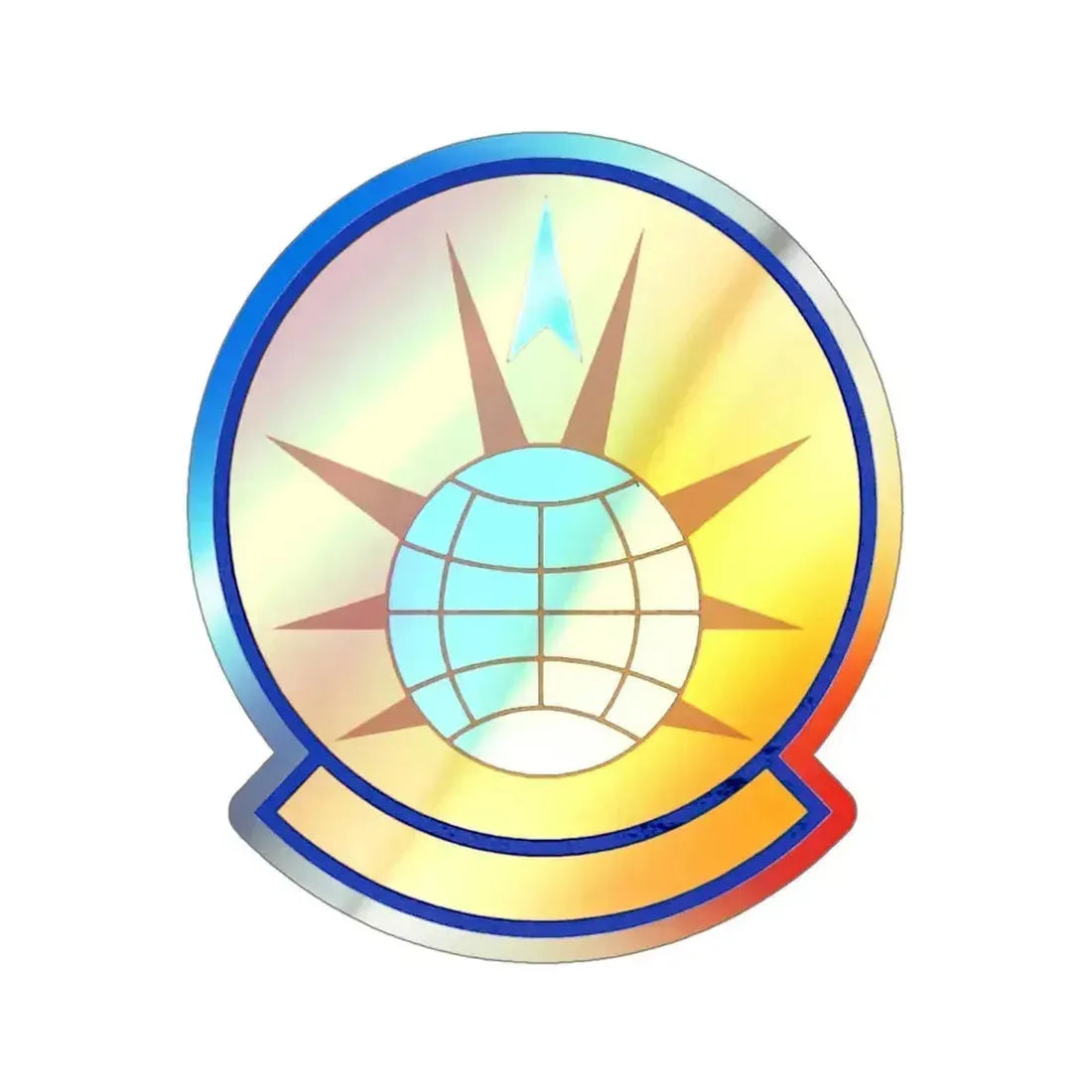 366 Force Support Squadron ACC (U.S. Air Force) Holographic STICKER Die-Cut Vinyl Decal 4 Inch Holographic - The Sticker Space