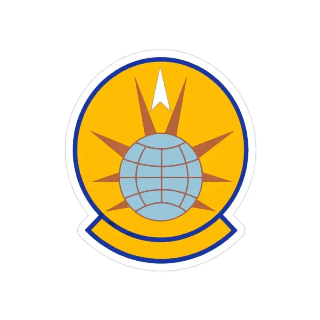 366 Force Support Squadron ACC (U.S. Air Force) REVERSE PRINT Transparent Die-Cut STICKER 2 Inch Die-Cut Transparent - The Sticker Space