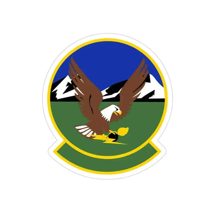 366 Maintenance Squadron ACC (U.S. Air Force) REVERSE PRINT Transparent Die-Cut STICKER 4 Inch Die-Cut Transparent - The Sticker Space