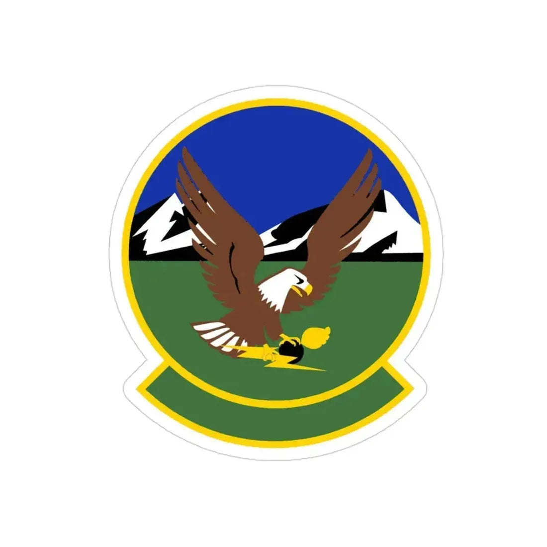 366 Maintenance Squadron ACC (U.S. Air Force) REVERSE PRINT Transparent Die-Cut STICKER - The Sticker Space