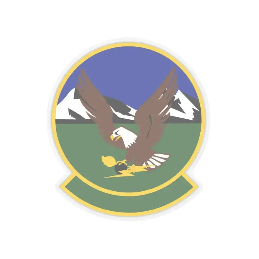 366 Maintenance Squadron ACC (U.S. Air Force) STICKER Vinyl Kiss-Cut Decal 3 Inch Transparent - The Sticker Space