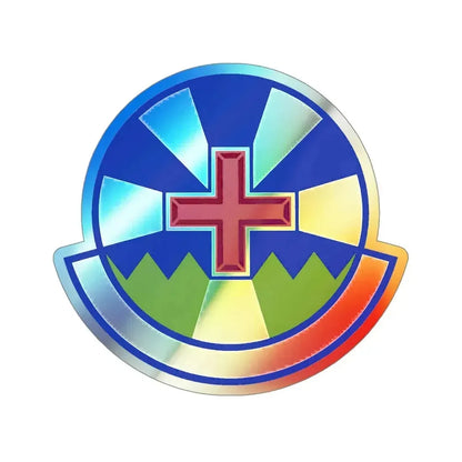366 Operational Medical Readiness Squadron ACC (U.S. Air Force) Holographic STICKER Die-Cut Vinyl Decal 4 Inch Holographic - The Sticker Space