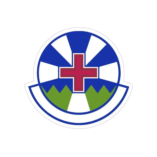 366 Operational Medical Readiness Squadron ACC (U.S. Air Force) REVERSE PRINT Transparent Die-Cut STICKER 6 Inch Die-Cut Transparent - The Sticker Space