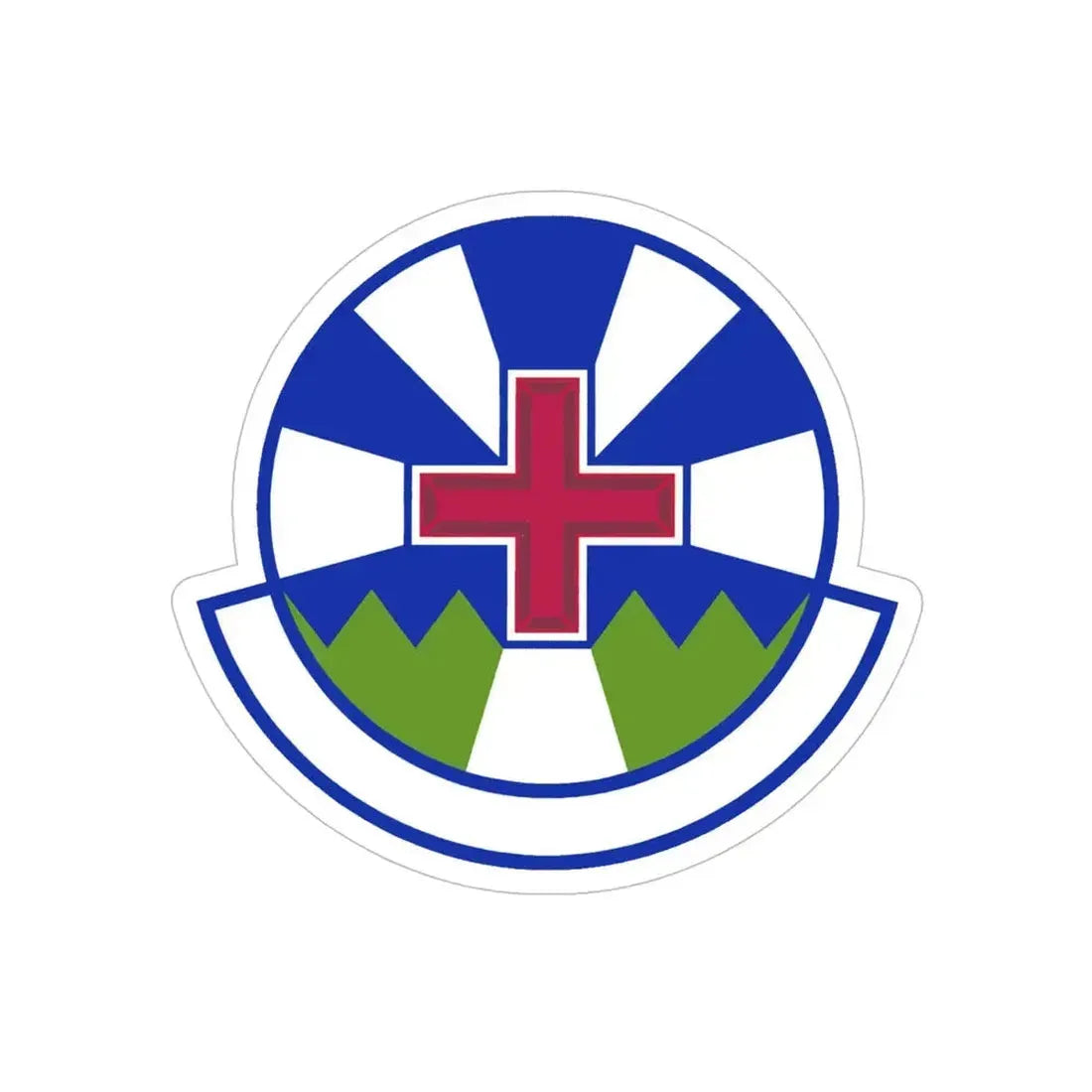 366 Operational Medical Readiness Squadron ACC (U.S. Air Force) REVERSE PRINT Transparent Die-Cut STICKER - The Sticker Space