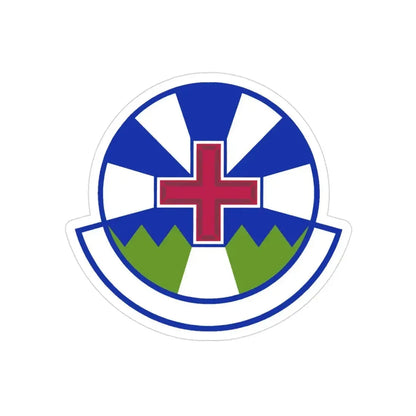 366 Operational Medical Readiness Squadron ACC (U.S. Air Force) REVERSE PRINT Transparent Die-Cut STICKER - The Sticker Space