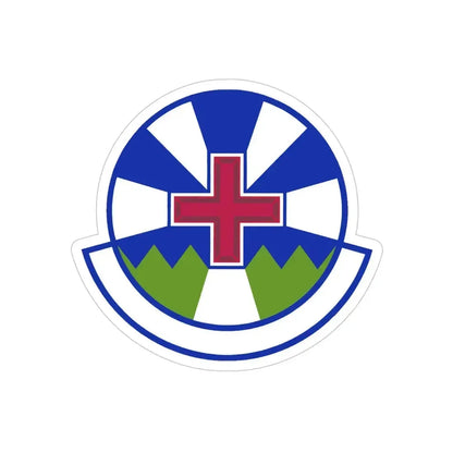 366 Operational Medical Readiness Squadron ACC (U.S. Air Force) REVERSE PRINT Transparent Die-Cut STICKER - The Sticker Space