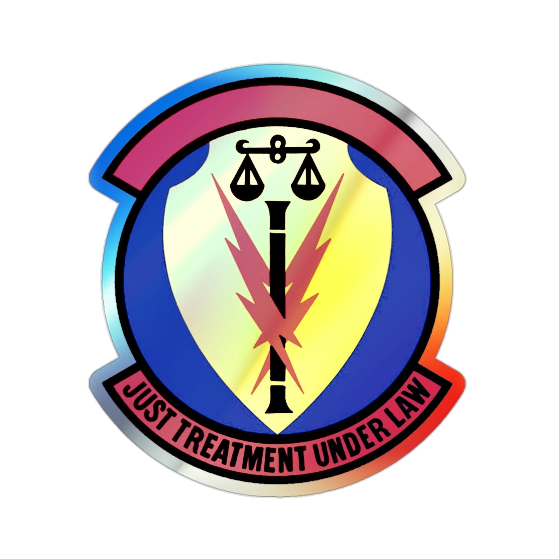 366 Security Forces Squadron ACC (U.S. Air Force) Holographic STICKER Die-Cut Vinyl Decal-2 Inch-The Sticker Space