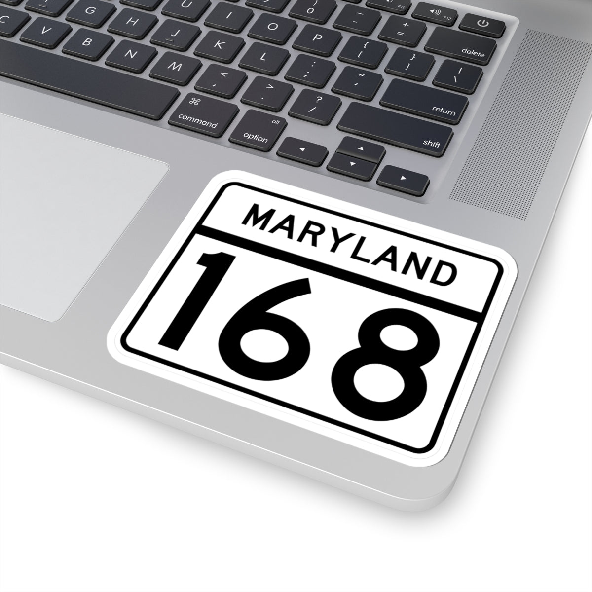 MD Route 168 (Maryland) (Road Sign) STICKER Vinyl Kiss-Cut Decal