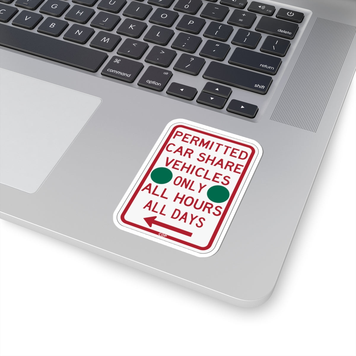 PBOT Road sign P4500L-G (Oregon) (Road Sign) STICKER Vinyl Kiss-Cut Decal