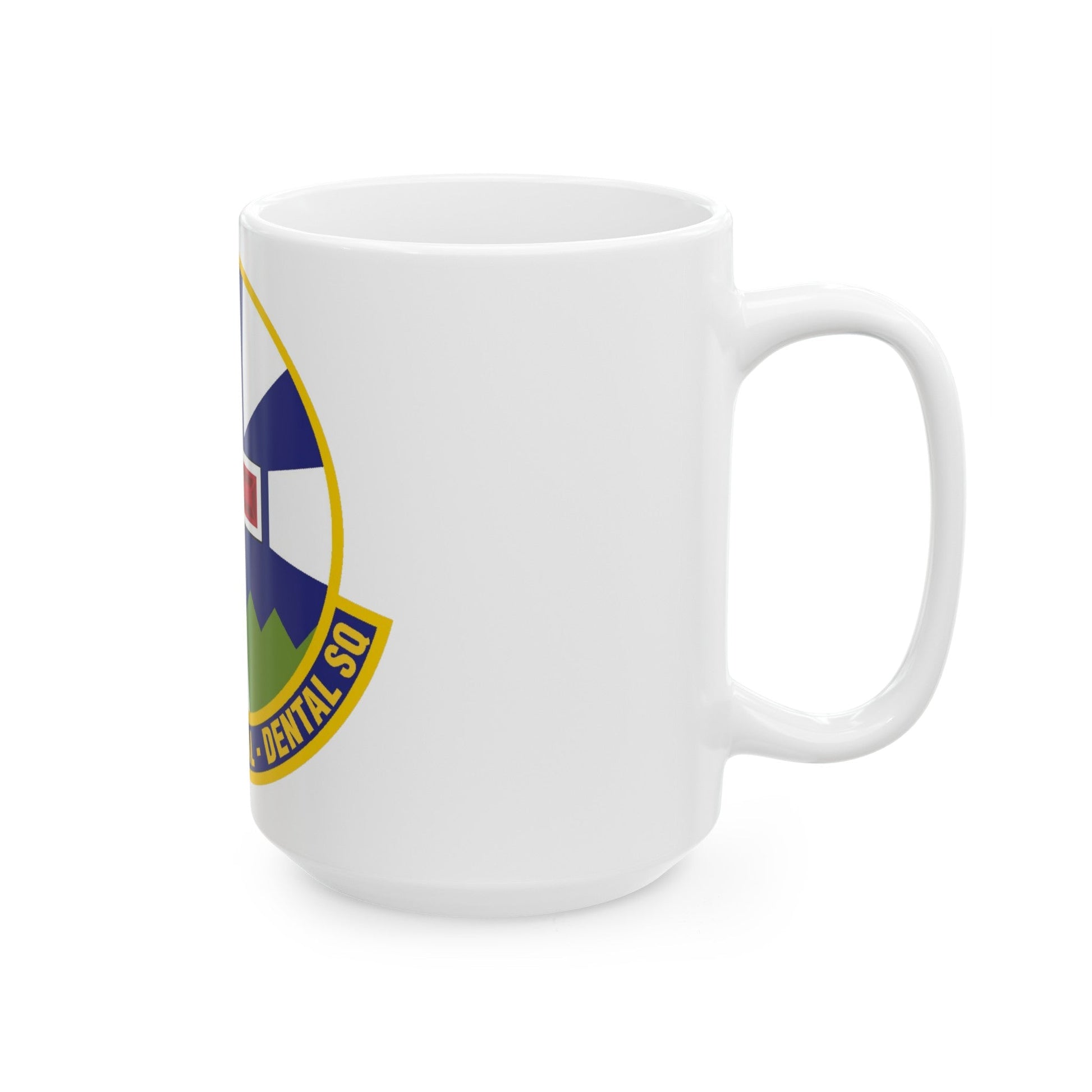 366th Aeromedical Dental Squadron (U.S. Air Force) White Coffee Mug-The Sticker Space