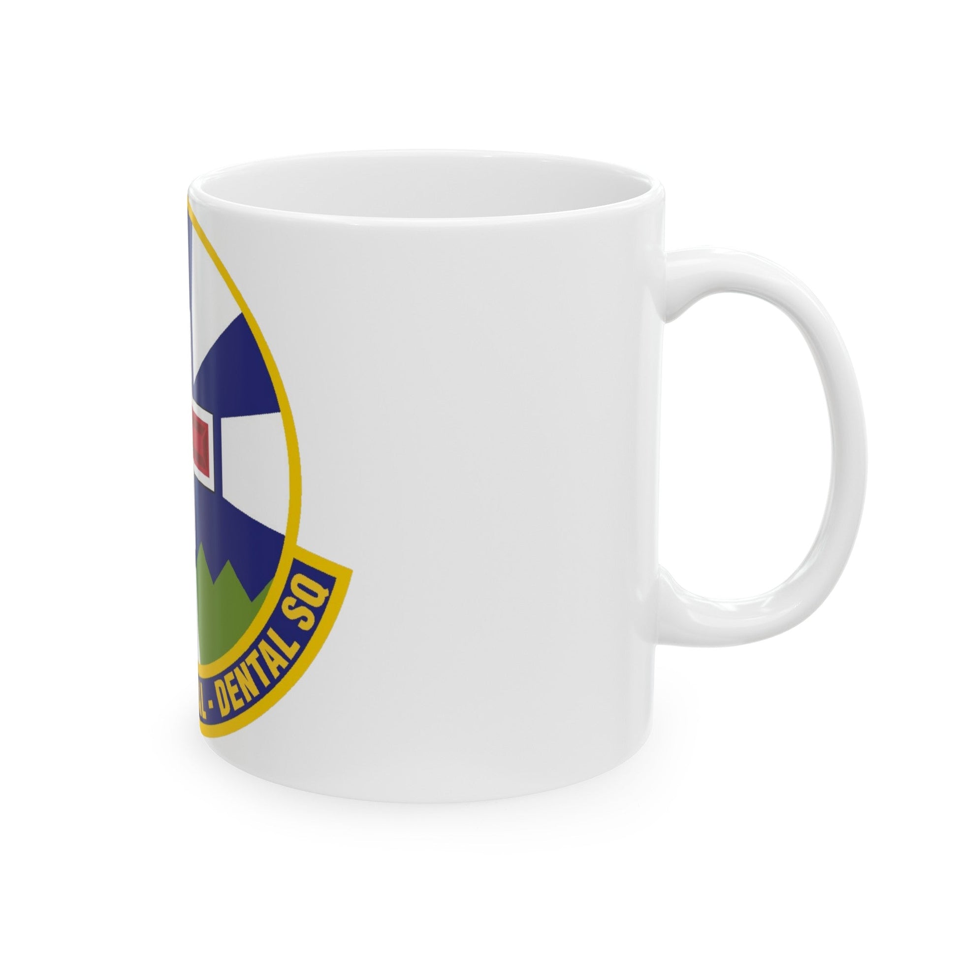 366th Aeromedical Dental Squadron (U.S. Air Force) White Coffee Mug-The Sticker Space