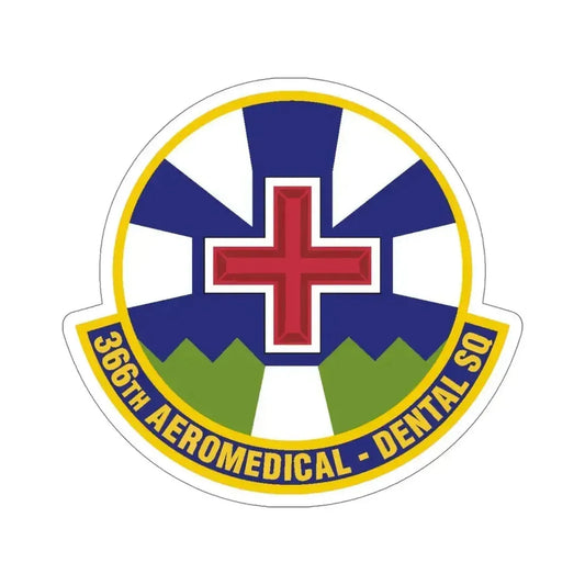 366th Aeromedical Dental Squadron (U.S. Air Force) STICKER Vinyl Die-Cut Decal 6 Inch - The Sticker Space