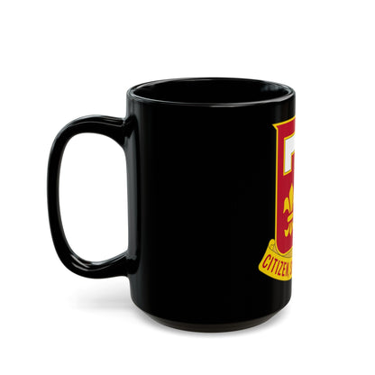 367 Engineer Battalion (U.S. Army) Black Coffee Mug-The Sticker Space