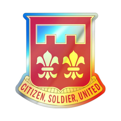 367 Engineer Battalion (U.S. Army) Holographic STICKER Die-Cut Vinyl Decal-2 Inch-The Sticker Space