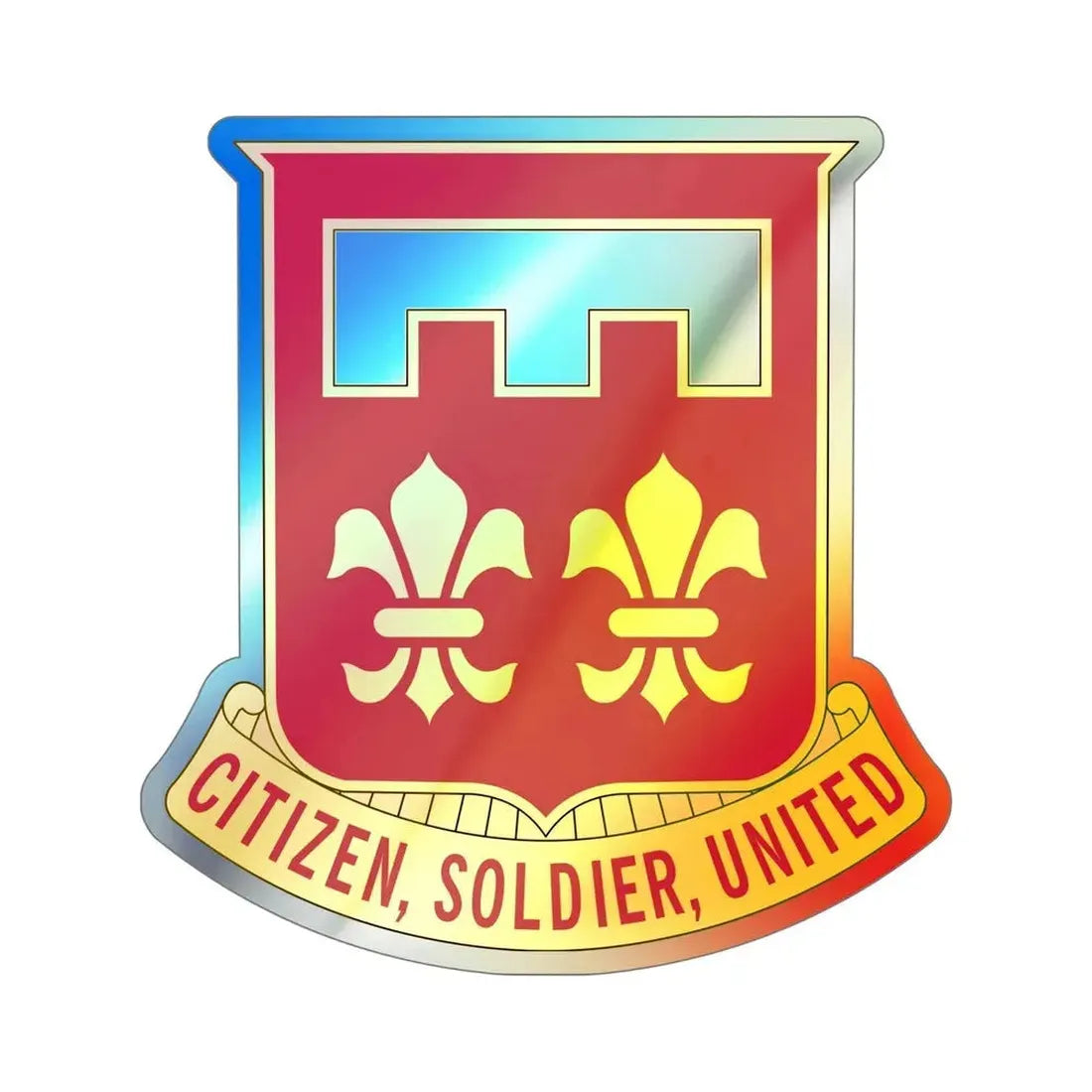 367 Engineer Battalion (U.S. Army) Holographic STICKER Die-Cut Vinyl Decal - The Sticker Space