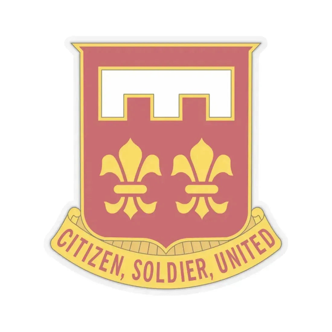 367 Engineer Battalion (U.S. Army) STICKER Vinyl Kiss-Cut Decal 3 Inch Transparent - The Sticker Space