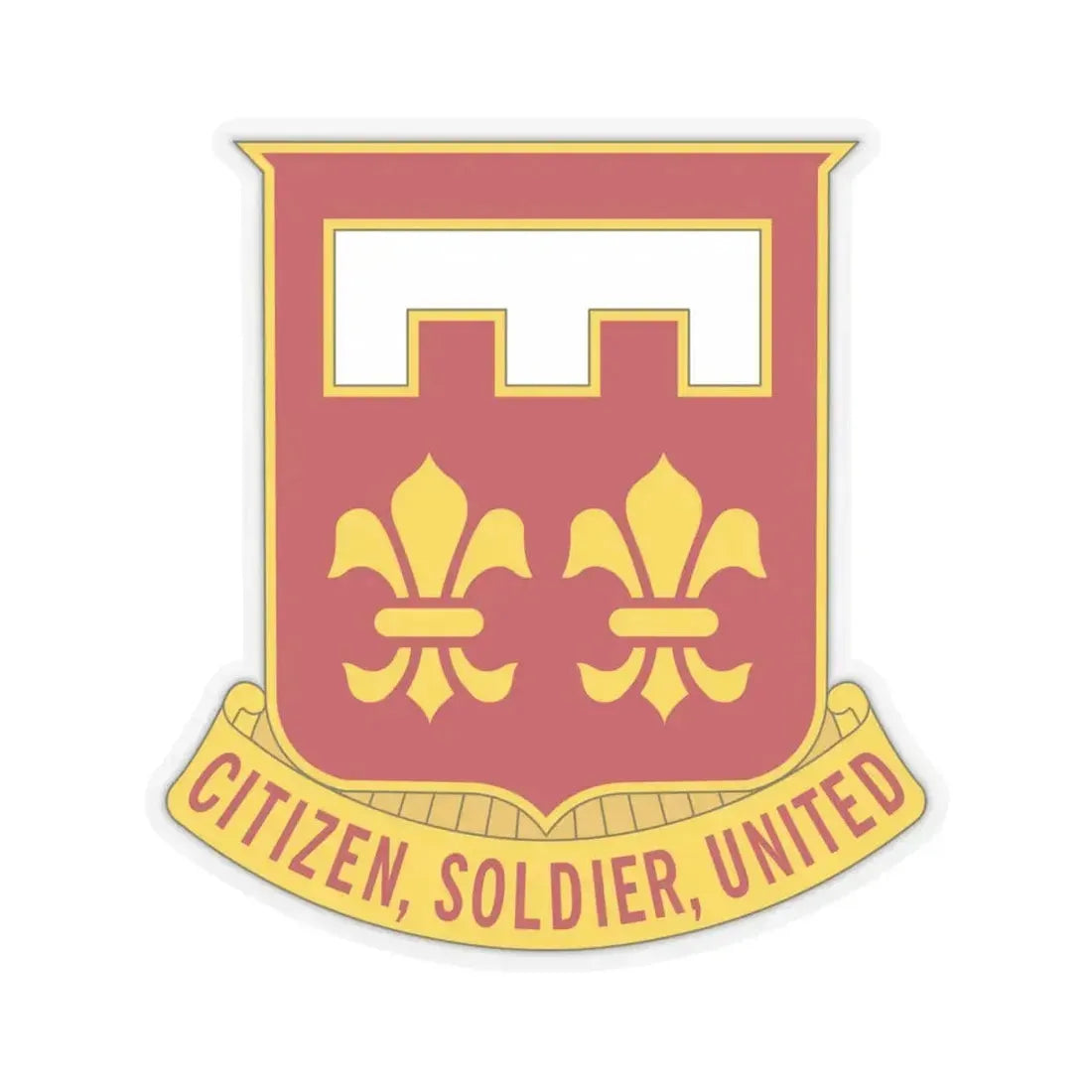 367 Engineer Battalion (U.S. Army) STICKER Vinyl Kiss-Cut Decal 4 Inch Transparent - The Sticker Space