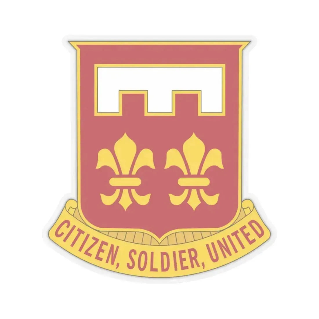 367 Engineer Battalion (U.S. Army) STICKER Vinyl Kiss-Cut Decal 6 Inch Transparent - The Sticker Space