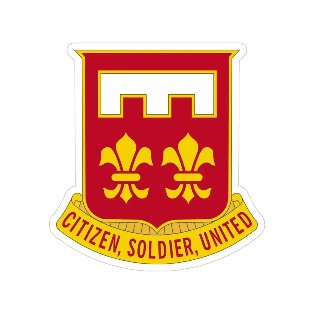 367 Engineer Battalion (U.S. Army) Transparent STICKER Die-Cut Vinyl Decal 4 Inch - The Sticker Space